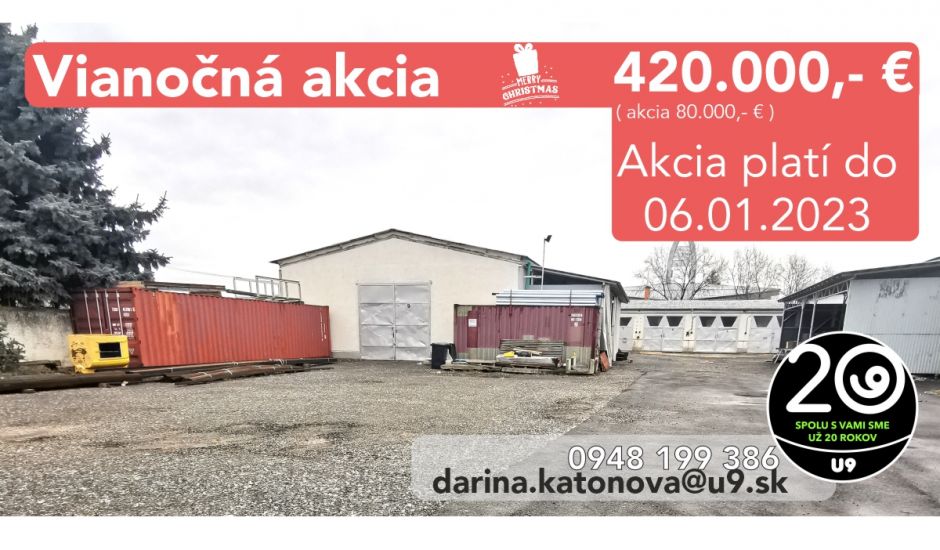 EXKLUZÍVNE v ponuke iba u nás!!! Aukcia podnikateľského objektu v Koniarovciach EXKLUZÍVNE v ponuke iba u nás!!! Aukcia podnikateľského objektu v Koniarovciach
