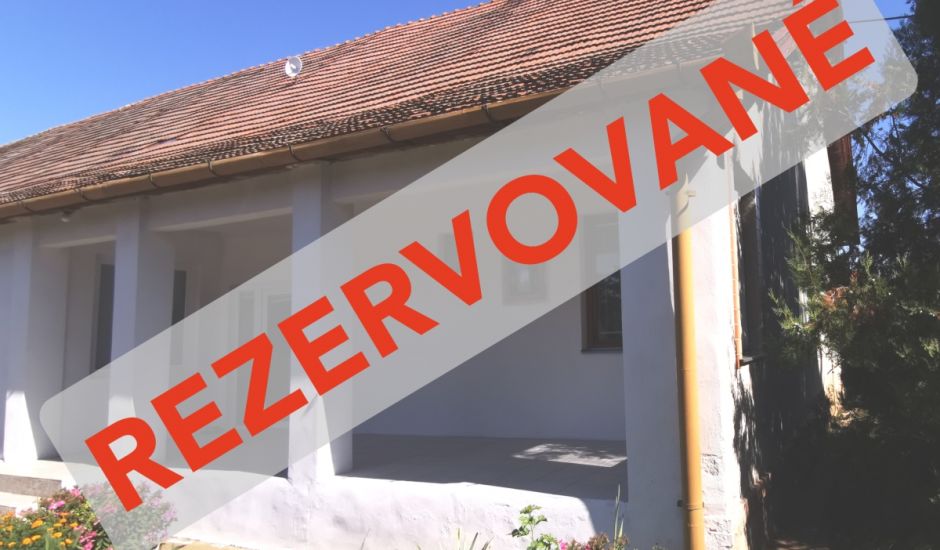 REZERVOVANÉ rodinný dom - hospodárska usadlosť - v obci Bátorove Kosihy REZERVOVANÉ rodinný dom - hospodárska usadlosť - v obci Bátorove Kosihy