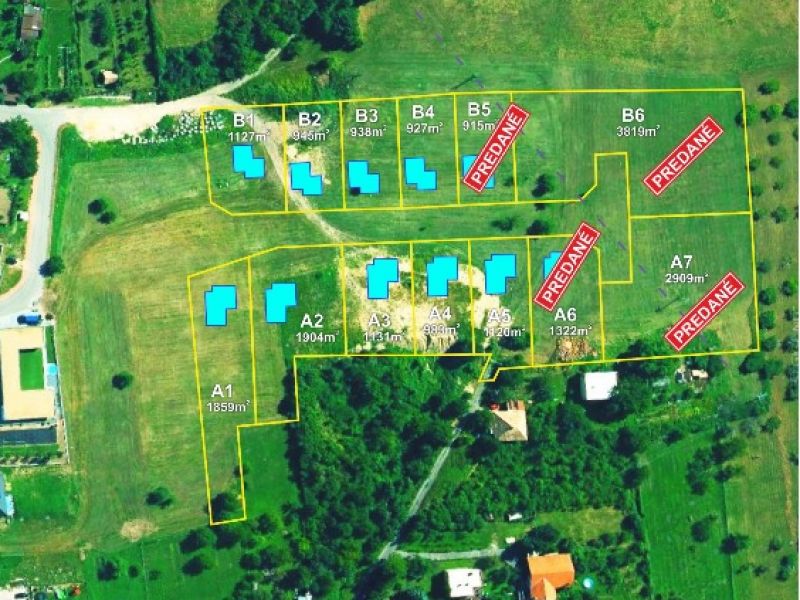 NA PREDAJ - Novostavby rodinných domov v Modrom Kameni, časť Majere II