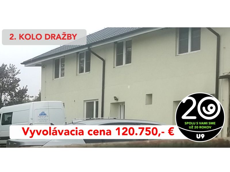 Dražba rodinného domu v obci Turá okres Levice
