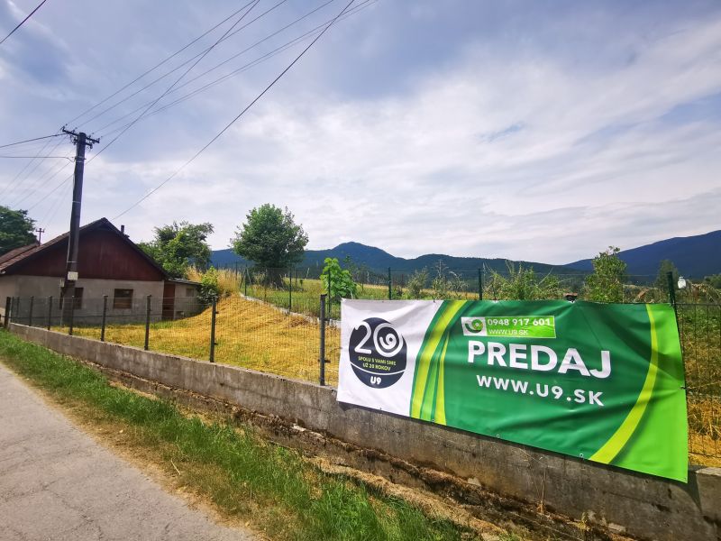 Chata/drevenica v Kláštore pod Znievom, 2 izby, 229 m2