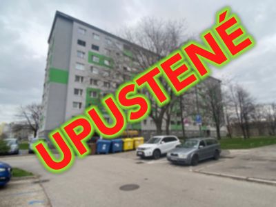 UPUSTENÉ od dražby bytu v Bratislave - Petržalka