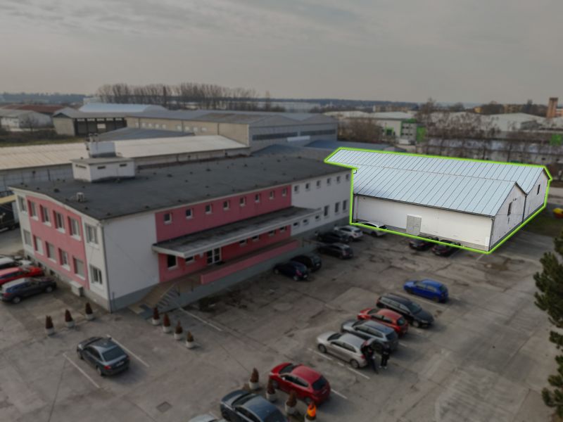 Výrobný areál v priemyselnej časti mesta Senica