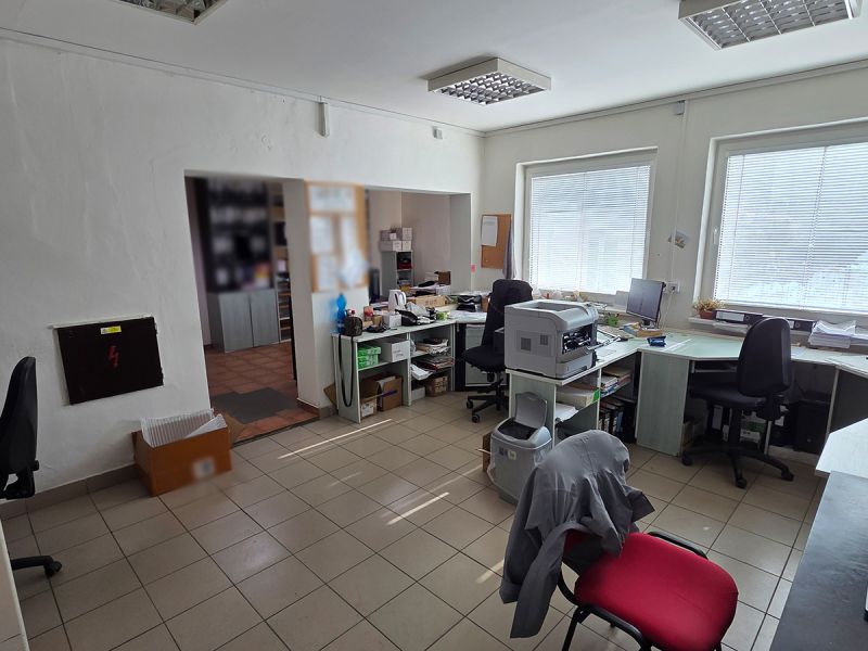 Výrobný areál v priemyselnej časti mesta Senica